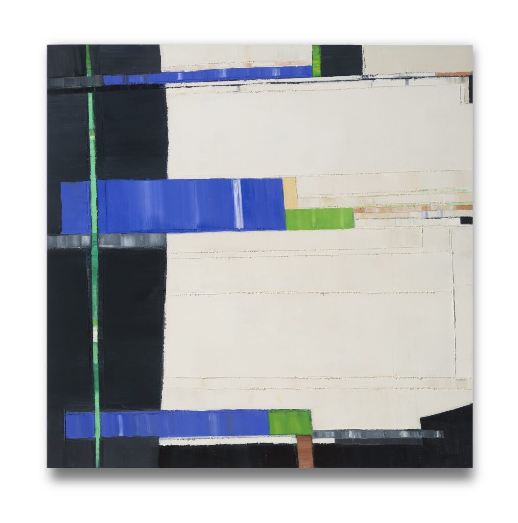 “Excavation 3”, Oil on canvas on wood, 60x60 inches, 2022