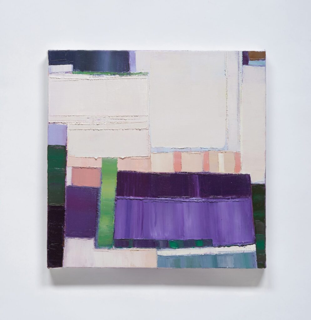 ”Begin Again, 6”, Oil on canvas on wood panel, 16x16 inches, 2025